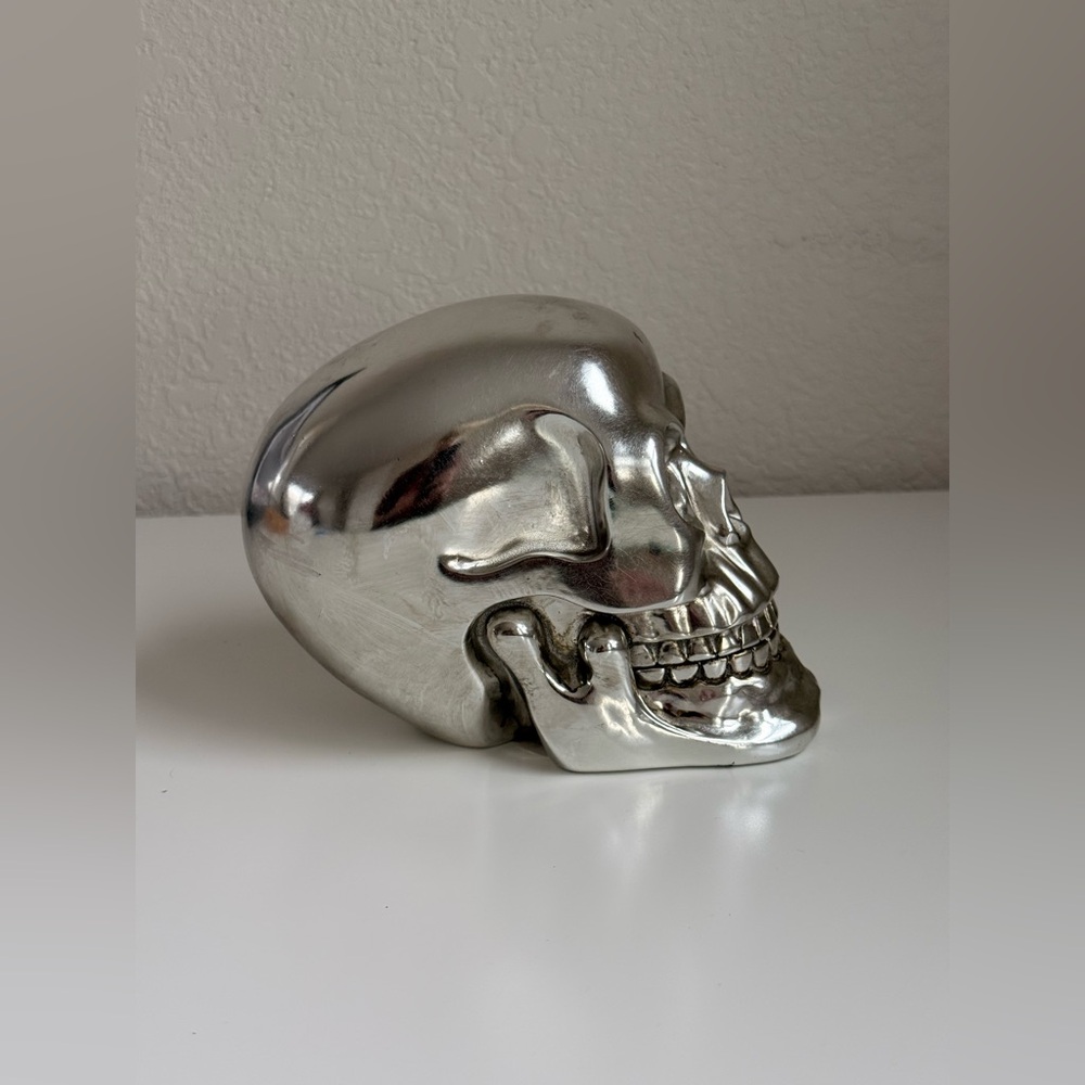 Silver skull decor - Picture 2 of 5